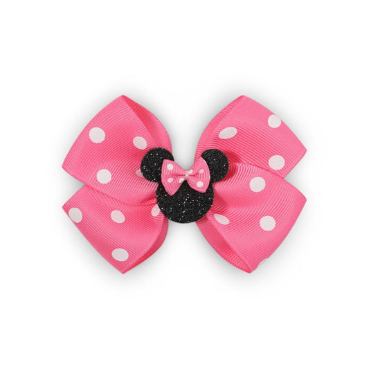 Polka Dot Pink Clip