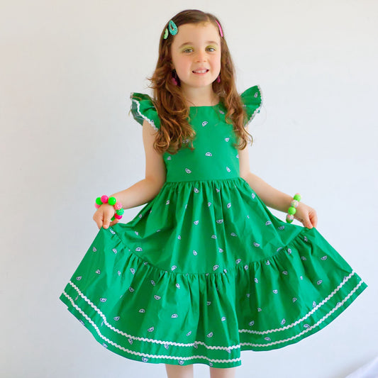 Green Cotton Dress