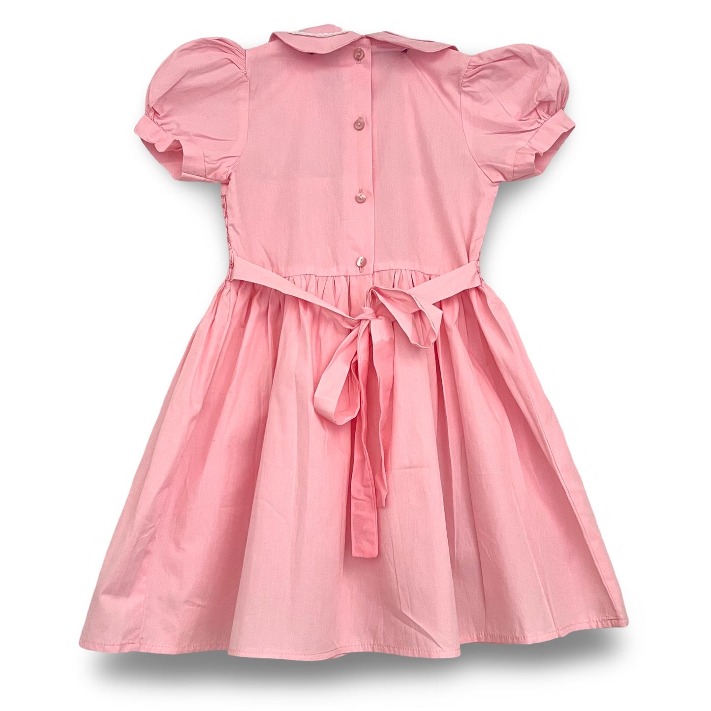 Pink Hand Smocked Dress