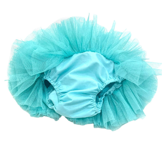 Teal Ruffle Bum