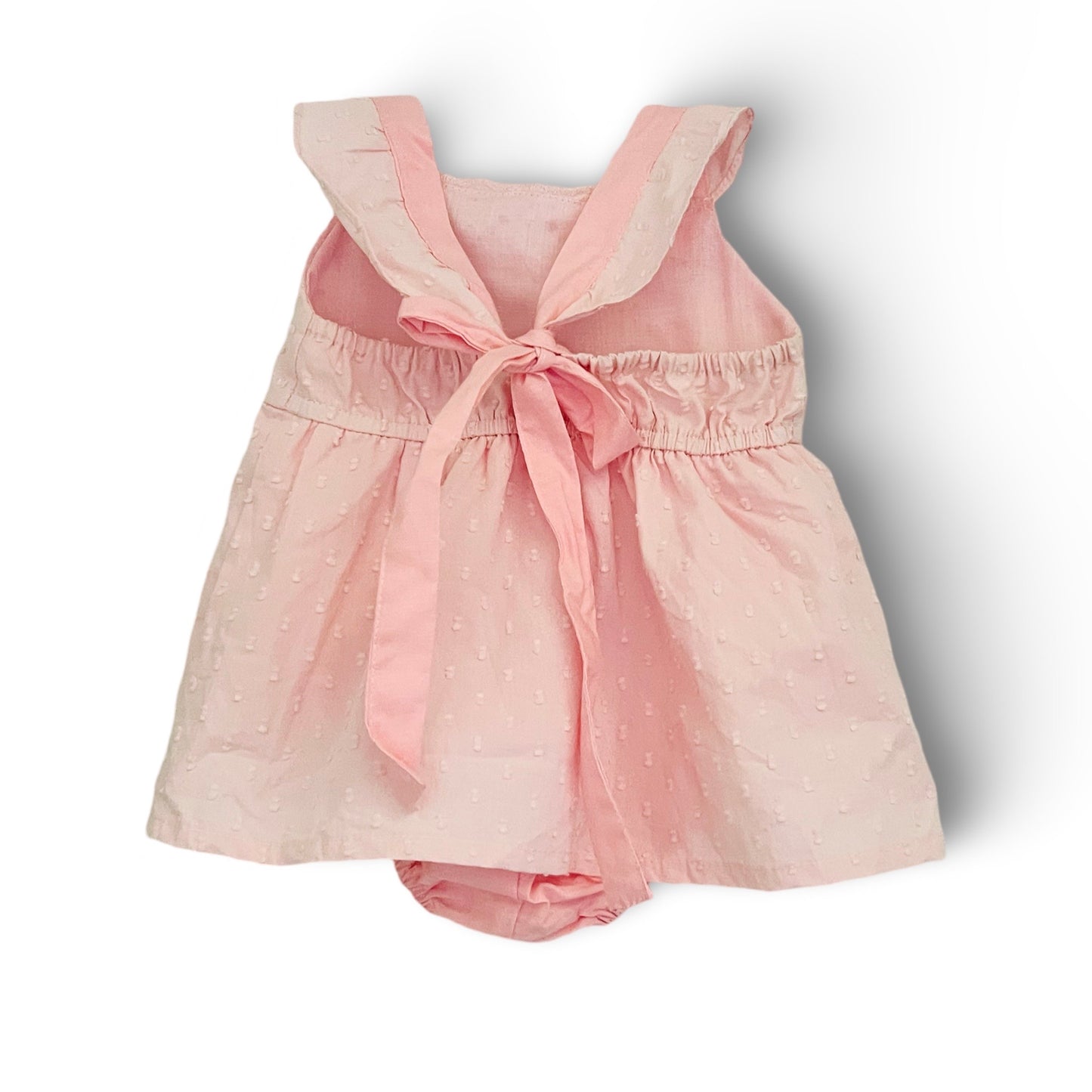 Pink Cotton Romper